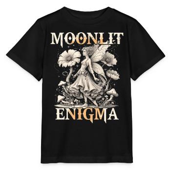 Fairycore Fairy Gothic Moonlit Enigma - Stanley/Stella MINI CREATOR Kids’ T-Shirt - black - Front - Mikhail (115cm)