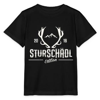 Sturschädl Edition: Für echte Sturköpfe mit Stil - Stanley/Stella Kinder T-Shirt MINI CREATOR  - Schwarz - Vorne - Mikhail (115cm)