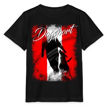 World Line Dogsport Austria Österreich Line - T-shirt bio MINI CREATOR Stanley/Stella Enfant - noir - Devant - Mikhail (115cm)