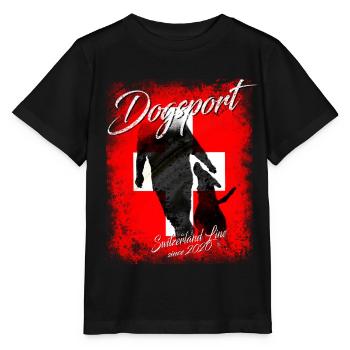 World Line Dogsport Switzerland Line - Stanley/Stella MINI CREATOR Kids’ T-Shirt - black - Front - Mikhail (115cm)