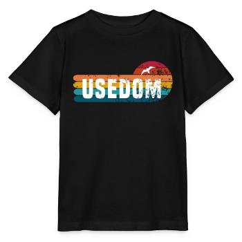 Usedom - Stanley/Stella Kinder T-Shirt MINI CREATOR  - Schwarz - Vorne - Mikhail (115cm)