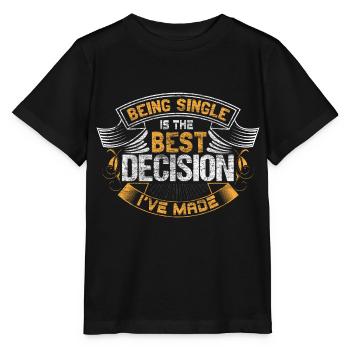 Amour de fierté célibataire - T-shirt bio MINI CREATOR Stanley/Stella Enfant - noir - Devant - Mikhail (115cm)