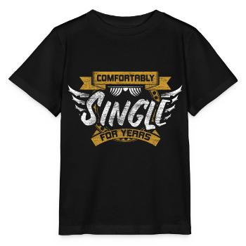 Single Independence Relationship - Stanley/Stella MINI CREATOR Kids’ T-Shirt - black - Front - Mikhail (115cm)
