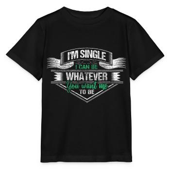 Cadeau de partenariat unique - T-shirt bio MINI CREATOR Stanley/Stella Enfant - noir - Devant - Mikhail (115cm)