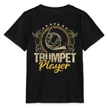 Trompette Trompette Idée Cadeau - T-shirt bio MINI CREATOR Stanley/Stella Enfant - noir - Devant - Mikhail (115cm)