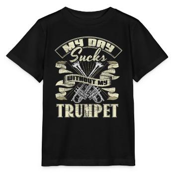 Trompette Trompette Trompette Chapelle Idée Cadeau - T-shirt bio MINI CREATOR Stanley/Stella Enfant - noir - Devant - Mikhail (115cm)