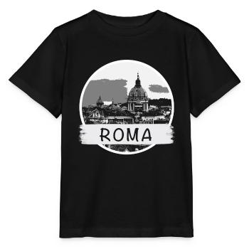 Ville de Rome - T-shirt bio MINI CREATOR Stanley/Stella Enfant - noir - Devant - Mikhail (115cm)