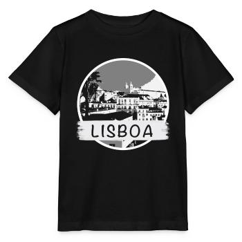 Ville de Lisbonne - T-shirt bio MINI CREATOR Stanley/Stella Enfant - noir - Devant - Mikhail (115cm)