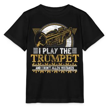 Trompette Trompette Trompette Cadeau - T-shirt bio MINI CREATOR Stanley/Stella Enfant - noir - Devant - Mikhail (115cm)