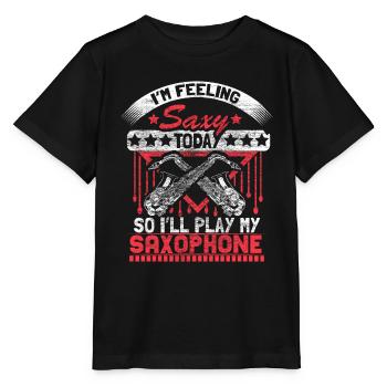 Saxophone Orchestra Chapel - Stanley/Stella MINI CREATOR Kids’ T-Shirt - black - Front - Mikhail (115cm)