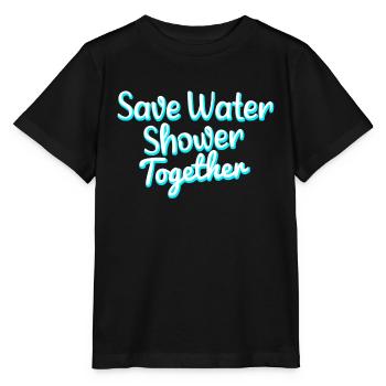 Économisez de l’eau douche ensemble - T-shirt bio MINI CREATOR Stanley/Stella Enfant - noir - Devant - Mikhail (115cm)
