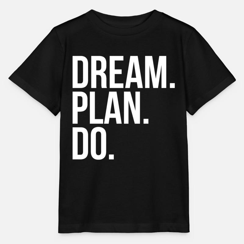 Dream Plan Do - Stanley/Stella Kinder T-Shirt MINI CREATOR  - Schwarz