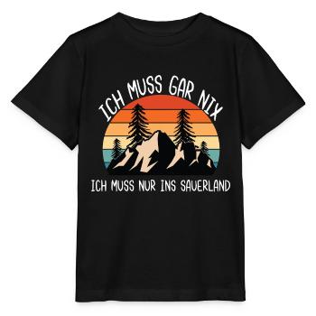 Sauerland Nordrhein-Westfalen - Stanley/Stella Kinder T-Shirt MINI CREATOR  - Schwarz - Vorne - Mikhail (115cm)
