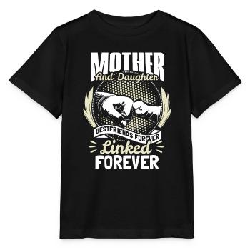 Mutter Tochter Kindertag Zusammenhalt Geschenk - Stanley/Stella Kinder T-Shirt MINI CREATOR  - Schwarz - Vorne - Mikhail (115cm)