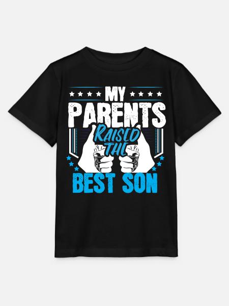 Bester Sohn Junge Geschenk - Stanley/Stella Kinder T-Shirt MINI CREATOR - Schwarz
