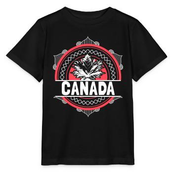 Cadeau d’origine canadienne - T-shirt bio MINI CREATOR Stanley/Stella Enfant - noir - Devant - Mikhail (115cm)