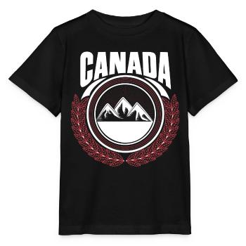 Idée cadeau du pays de naissance de l’érable Canada - T-shirt bio MINI CREATOR Stanley/Stella Enfant - noir - Devant - Mikhail (115cm)