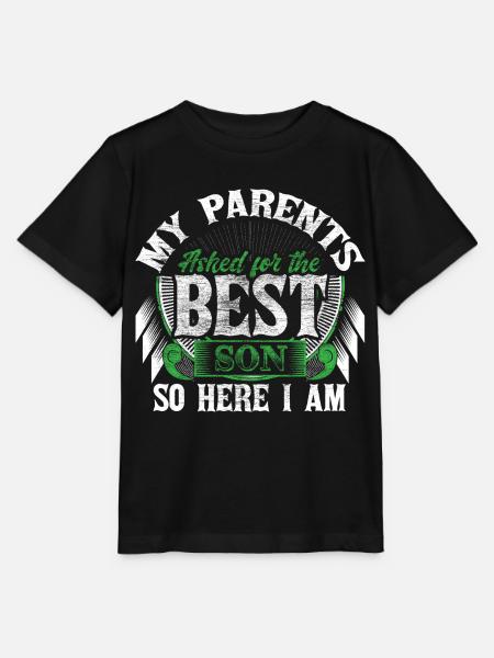 Bester Sohn Söhne - Stanley/Stella Kinder T-Shirt MINI CREATOR  - Schwarz