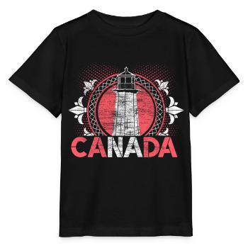 Origine de la neige au Canada - T-shirt bio MINI CREATOR Stanley/Stella Enfant - noir - Devant - Mikhail (115cm)
