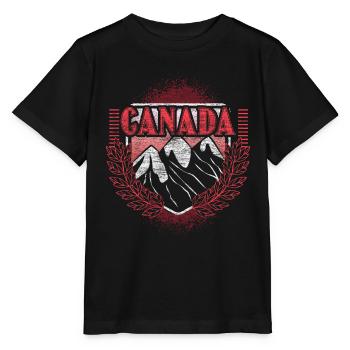 Pays de naissance du Canada - T-shirt bio MINI CREATOR Stanley/Stella Enfant - noir - Devant - Mikhail (115cm)