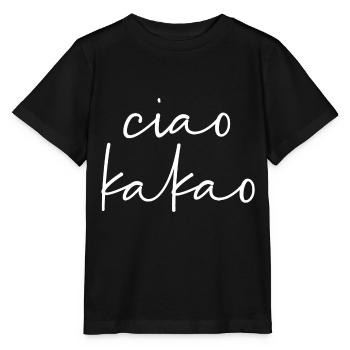 Ciao Kakao - Stanley/Stella Kinder T-Shirt MINI CREATOR  - Schwarz - Vorne - Mikhail (115cm)
