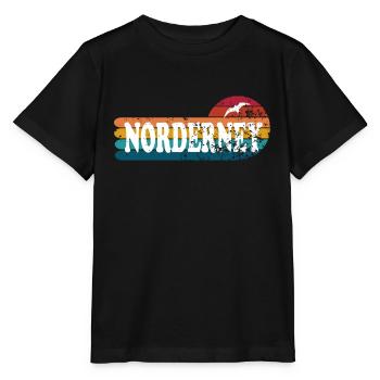 Insel Norderney Ostfriesland - Stanley/Stella Kinder T-Shirt MINI CREATOR  - Schwarz - Vorne - Mikhail (115cm)