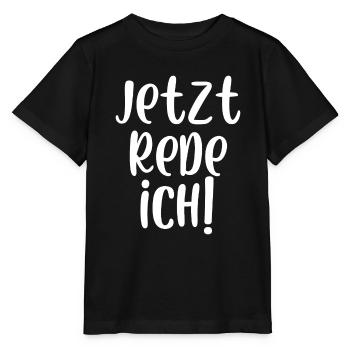 Jetzt rede ich - Stanley/Stella Kinder T-Shirt MINI CREATOR  - Schwarz - Vorne - Mikhail (115cm)