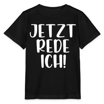 Jetzt rede ich - Stanley/Stella Kinder T-Shirt MINI CREATOR  - Schwarz - Vorne - Mikhail (115cm)
