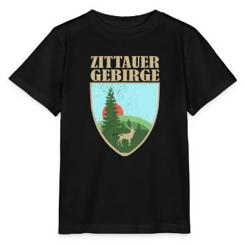 Zittauer Gebirge - Stanley/Stella Kinder T-Shirt MINI CREATOR  - Schwarz - Vorne - Mikhail (115cm)