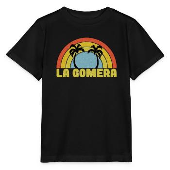la gomera - Stanley/Stella Kinder T-Shirt MINI CREATOR  - Schwarz - Vorne - Mikhail (115cm)