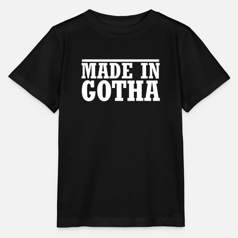 Made in Gotha - Stanley/Stella Kinder T-Shirt MINI CREATOR  - Schwarz