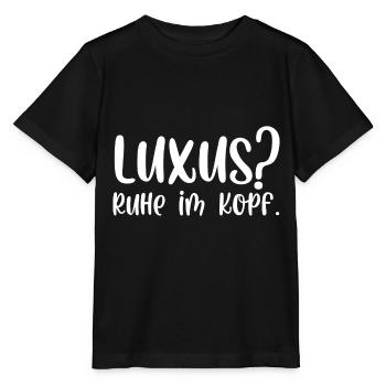Luxus Ruhe im Kopf - Stanley/Stella Kinder T-Shirt MINI CREATOR  - Schwarz - Vorne - Mikhail (115cm)