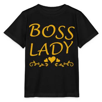Boss Queen Gift Femmes Filles Dame - T-shirt bio MINI CREATOR Stanley/Stella Enfant - noir - Devant - Mikhail (115cm)