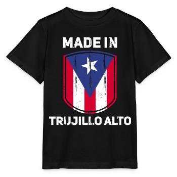 Porto Rico - T-shirt bio MINI CREATOR Stanley/Stella Enfant - noir - Devant - Mikhail (115cm)