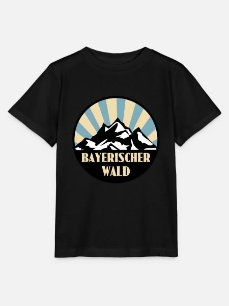 Bayrischer Wald - Stanley/Stella Kinder T-Shirt MINI CREATOR  - Schwarz
