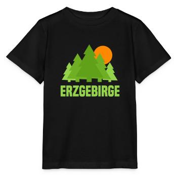 Erzgebirge - Stanley/Stella Kinder T-Shirt MINI CREATOR  - Schwarz - Vorne - Mikhail (115cm)
