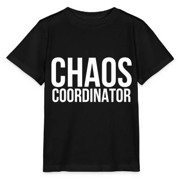 Coordinateur du chaos - T-shirt bio MINI CREATOR Stanley/Stella Enfant - noir - Devant - Mikhail (115cm)