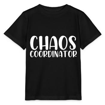 Coordinateur du chaos - T-shirt bio MINI CREATOR Stanley/Stella Enfant - noir - Devant - Mikhail (115cm)
