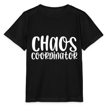 Coordinateur du chaos - T-shirt bio MINI CREATOR Stanley/Stella Enfant - noir - Devant - Mikhail (115cm)