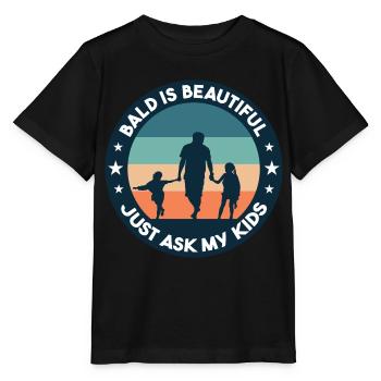 Kahl ist schön - Stanley/Stella Kinder T-Shirt MINI CREATOR  - Schwarz - Vorne - Mikhail (115cm)