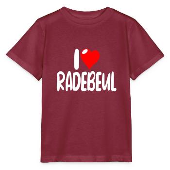 Radebeul - Stanley/Stella Kinder T-Shirt MINI CREATOR  - Burgunderrot - Vorne - Kain (125cm)