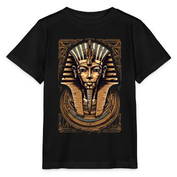 Pharaon Egypte Death Mask Cadeau - T-shirt bio MINI CREATOR Stanley/Stella Enfant - noir - Devant - Mikhail (115cm)