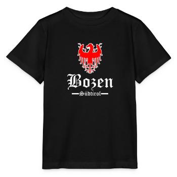 Bozen Südtirol - Stanley/Stella Kinder T-Shirt MINI CREATOR  - Schwarz - Vorne - Mikhail (115cm)