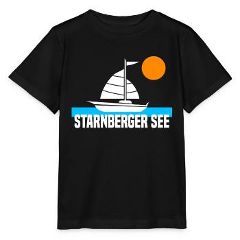 Starnberger See - Stanley/Stella Kinder T-Shirt MINI CREATOR  - Schwarz - Vorne - Mikhail (115cm)