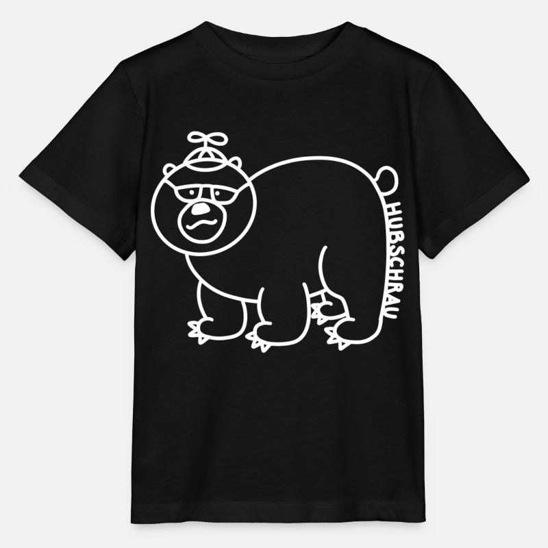Anti-Zoo Hubschrau - T-shirt bio MINI CREATOR Stanley/Stella Enfant - noir