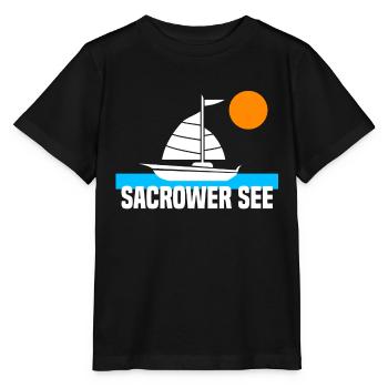 Sacrower See - Stanley/Stella Kinder T-Shirt MINI CREATOR  - Schwarz - Vorne - Mikhail (115cm)