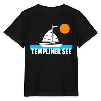 Templiner See - Stanley/Stella Kinder T-Shirt MINI CREATOR  - Schwarz - Vorne - Mikhail (115cm)
