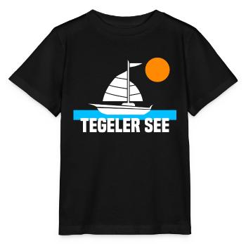 Tegeler See - Stanley/Stella Kinder T-Shirt MINI CREATOR  - Schwarz - Vorne - Mikhail (115cm)