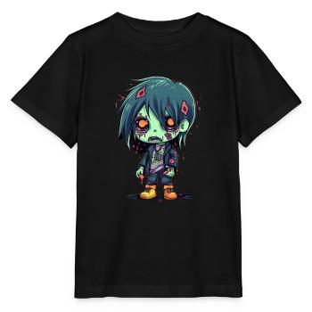 Halloween Zombie Junge - Kawaii süß Monster Horror - Stanley/Stella Kinder T-Shirt MINI CREATOR  - Schwarz - Vorne - Mikhail (115cm)