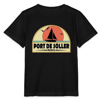 Port de Soller - Stanley/Stella MINI CREATOR Kids’ T-Shirt - black - Front - Mikhail (115cm)